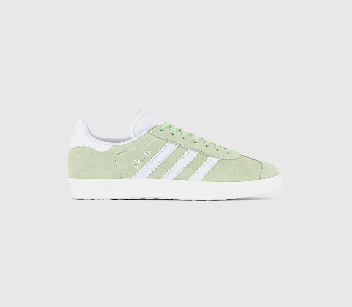 adidas Gazelle Semi Green Spark White Semi Green Spark Uk Size 4.5