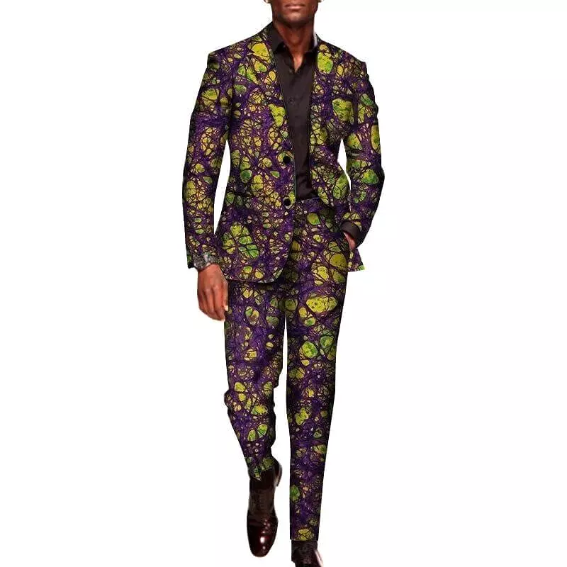 African Two Piece Suit