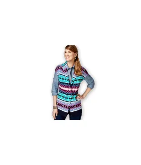 American Living Womens Fair-Isle-Print Sweater Vest, TW2