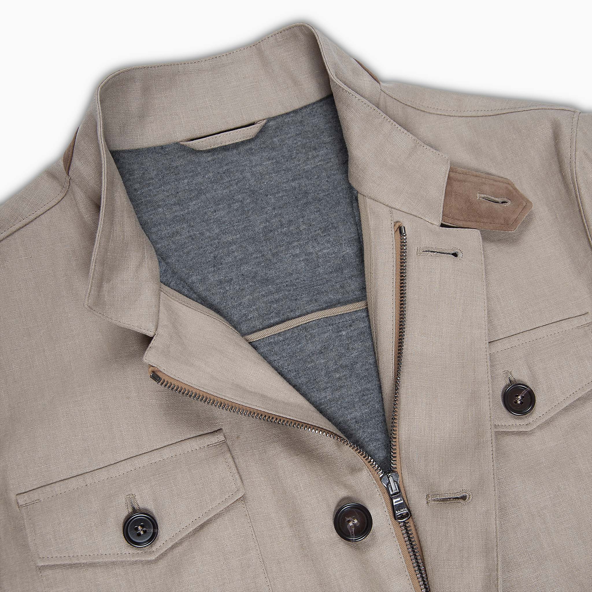 Armand Field Jacket in double linen