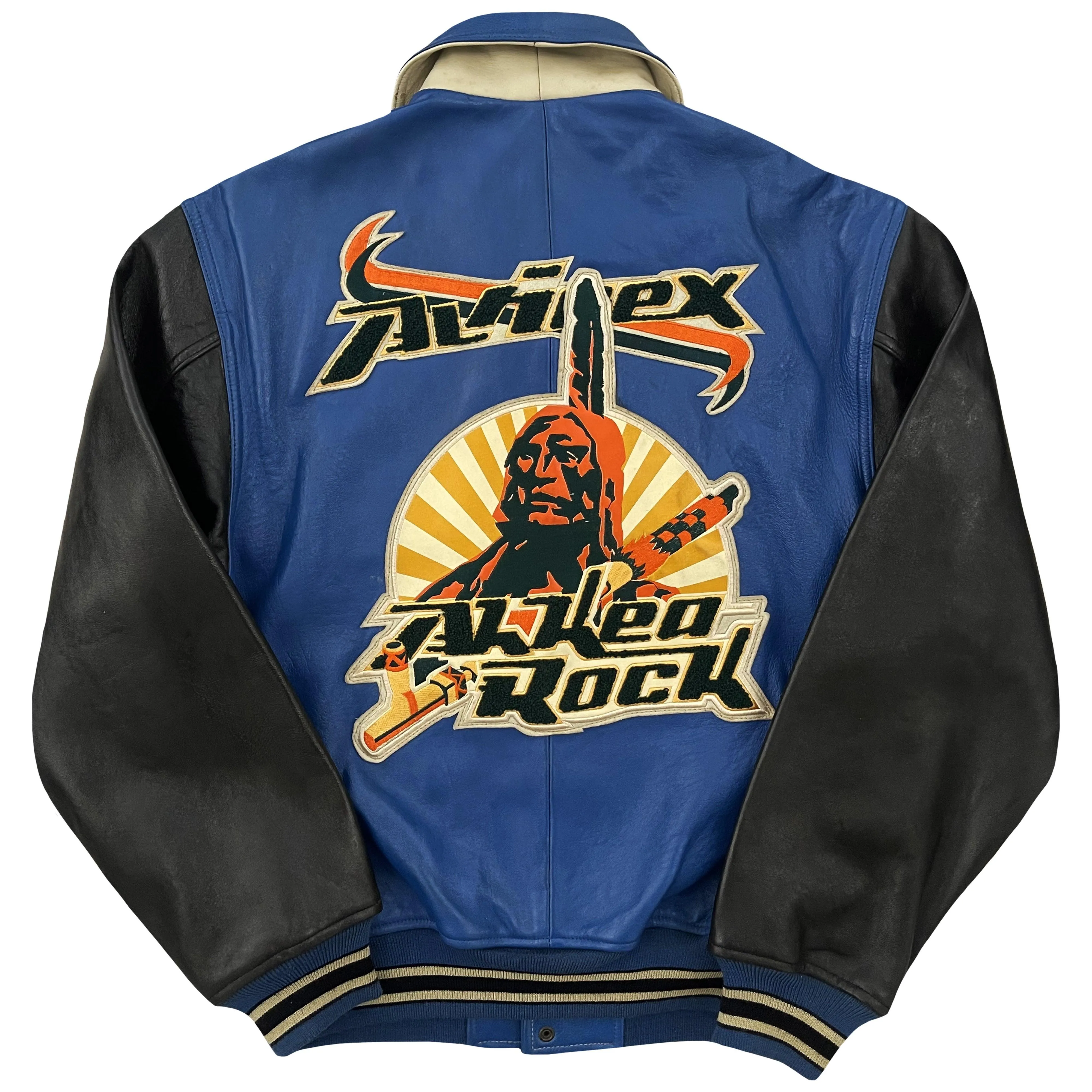 Avirex Leather Varsity Jacket