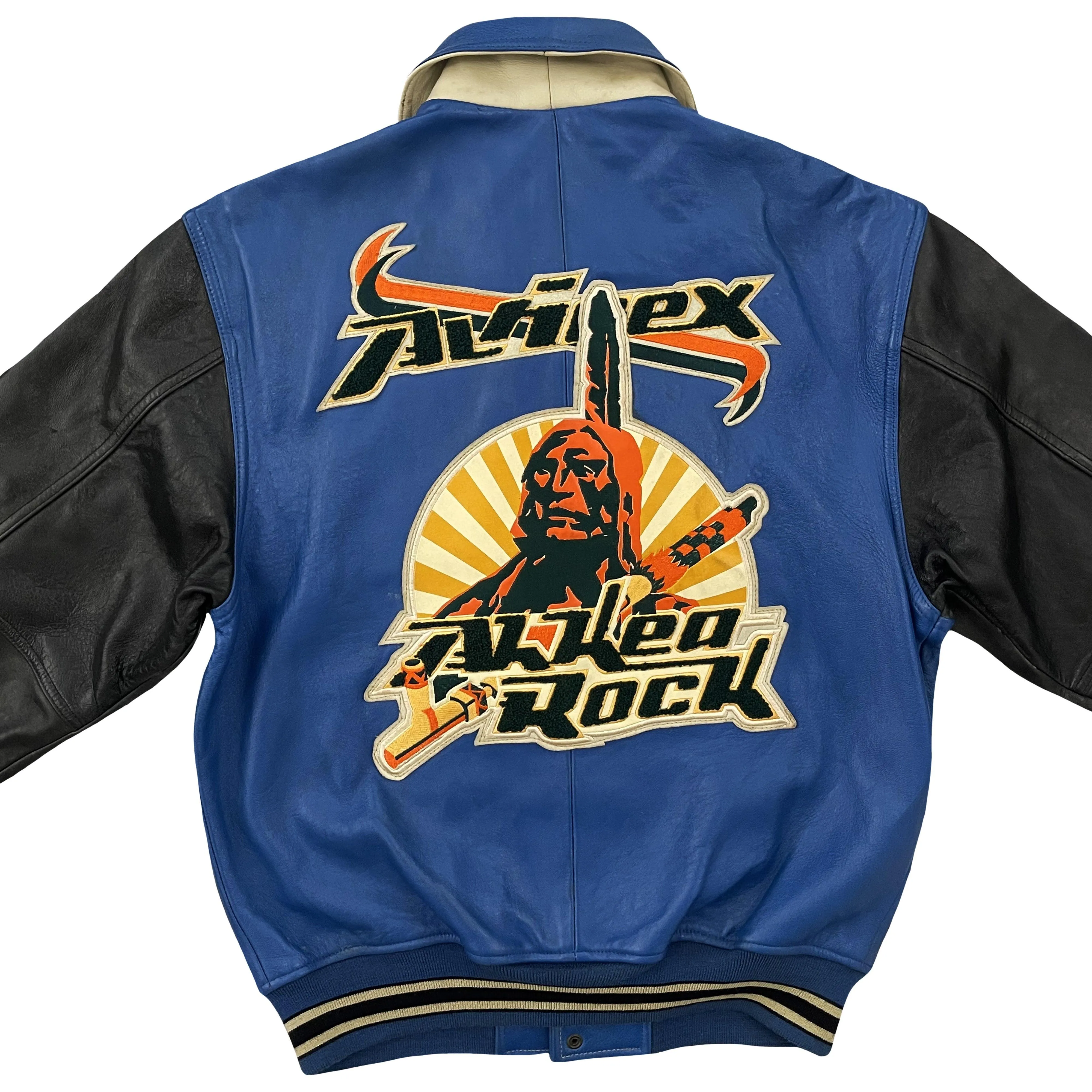 Avirex Leather Varsity Jacket