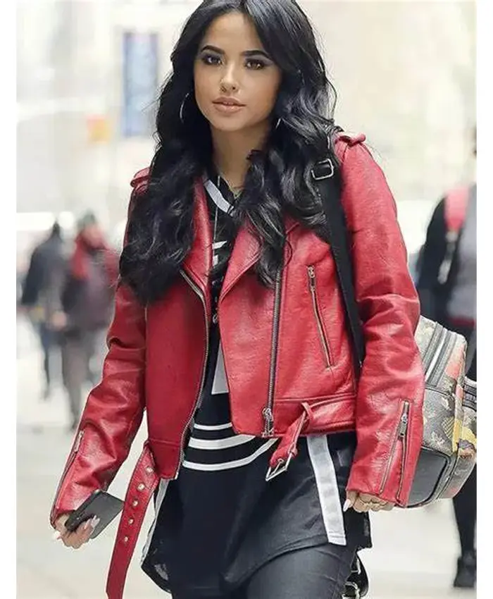 Becky G NYC Red Biker Jacket - William Jacket