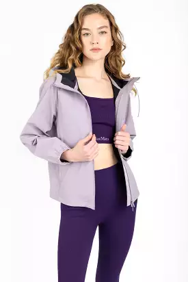 Belgica Raincoat Jacket in Lilac