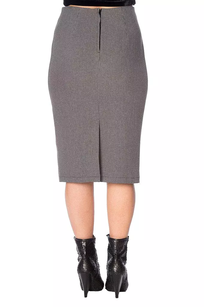 Betty Tie Front Pencil Skirt