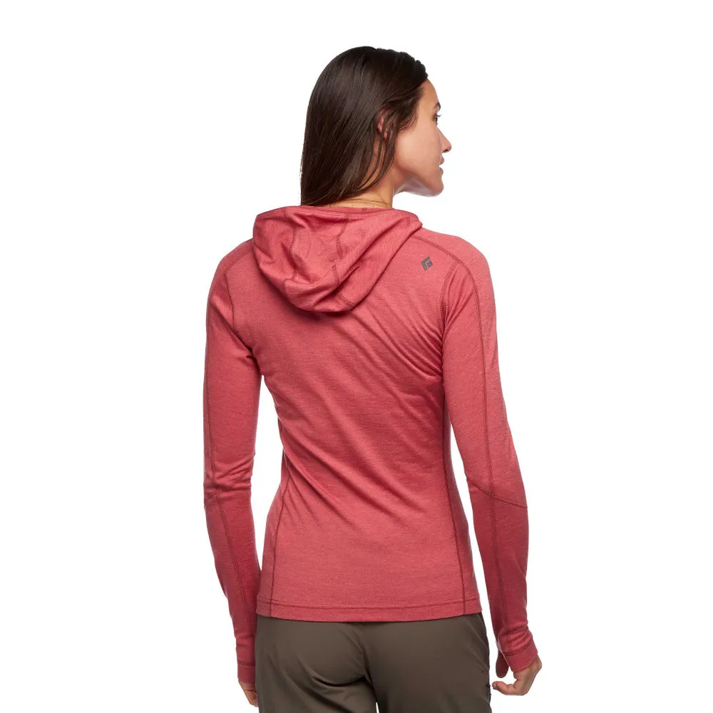 Black Diamond Women's Solution 150 Merino Quarter Zip Hoody