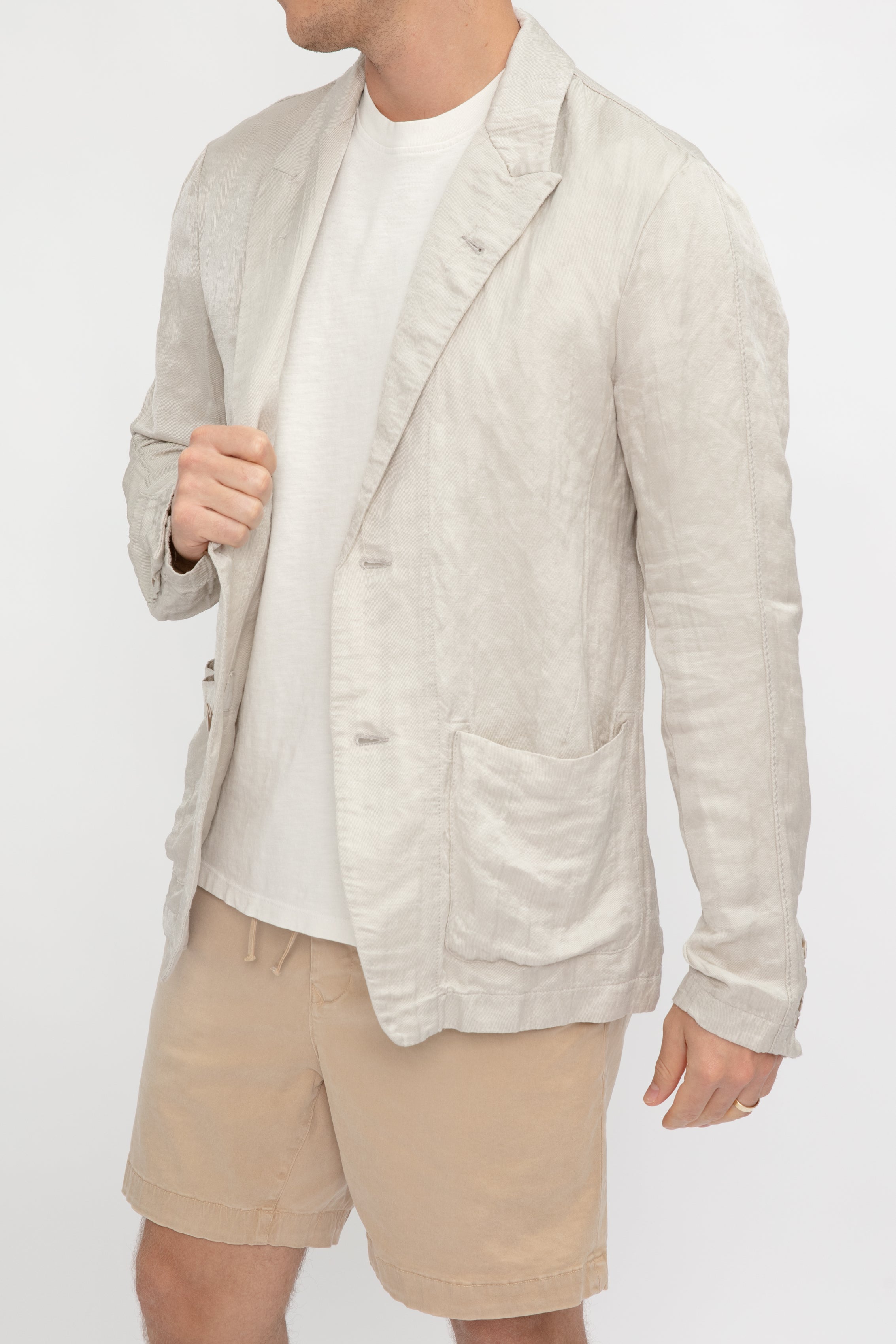 Blazer Jacket in Stone