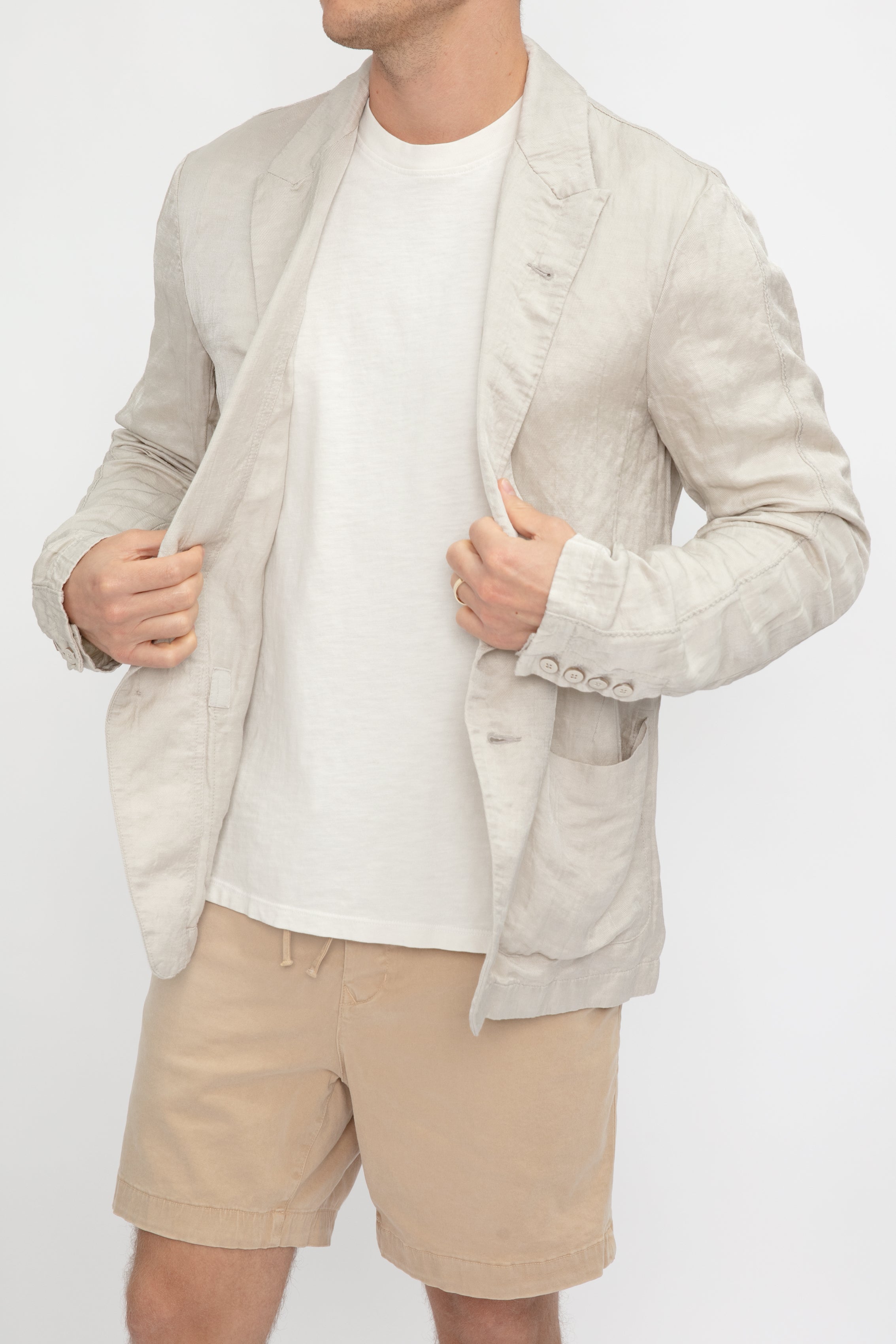 Blazer Jacket in Stone