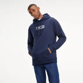 Blue Fleece Embroidered Hoody | Sweatshirts & Hoodies | Tommy Hilfiger