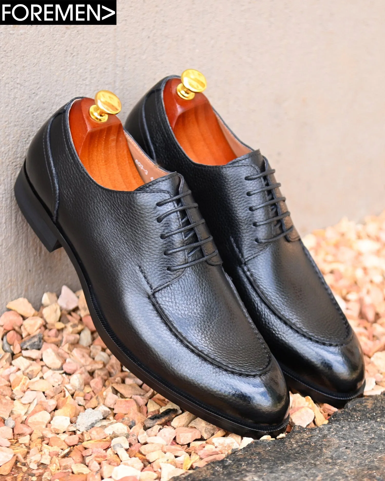 CAIRO | Black Leather Derbies