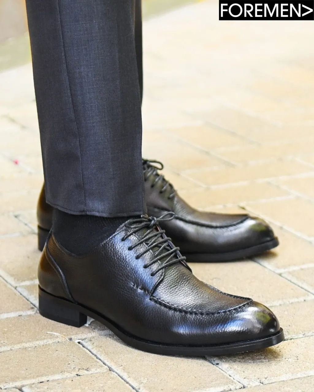 CAIRO | Black Leather Derbies