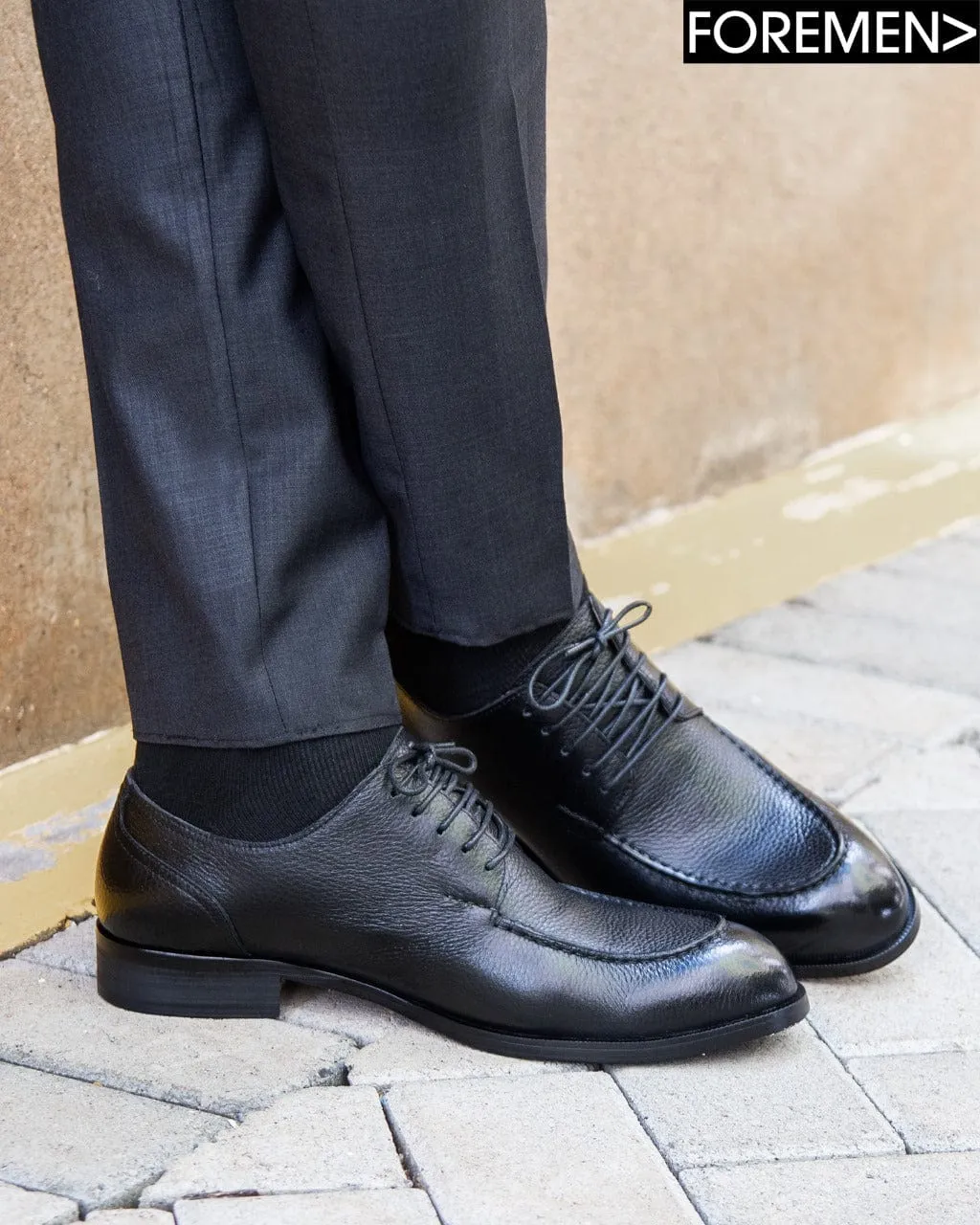 CAIRO | Black Leather Derbies