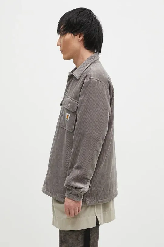 Carhartt WIP shirt jacket Whitsome Shirt Jac gray color I028827.29KXX