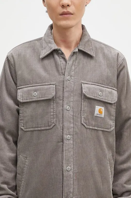 Carhartt WIP shirt jacket Whitsome Shirt Jac gray color I028827.29KXX