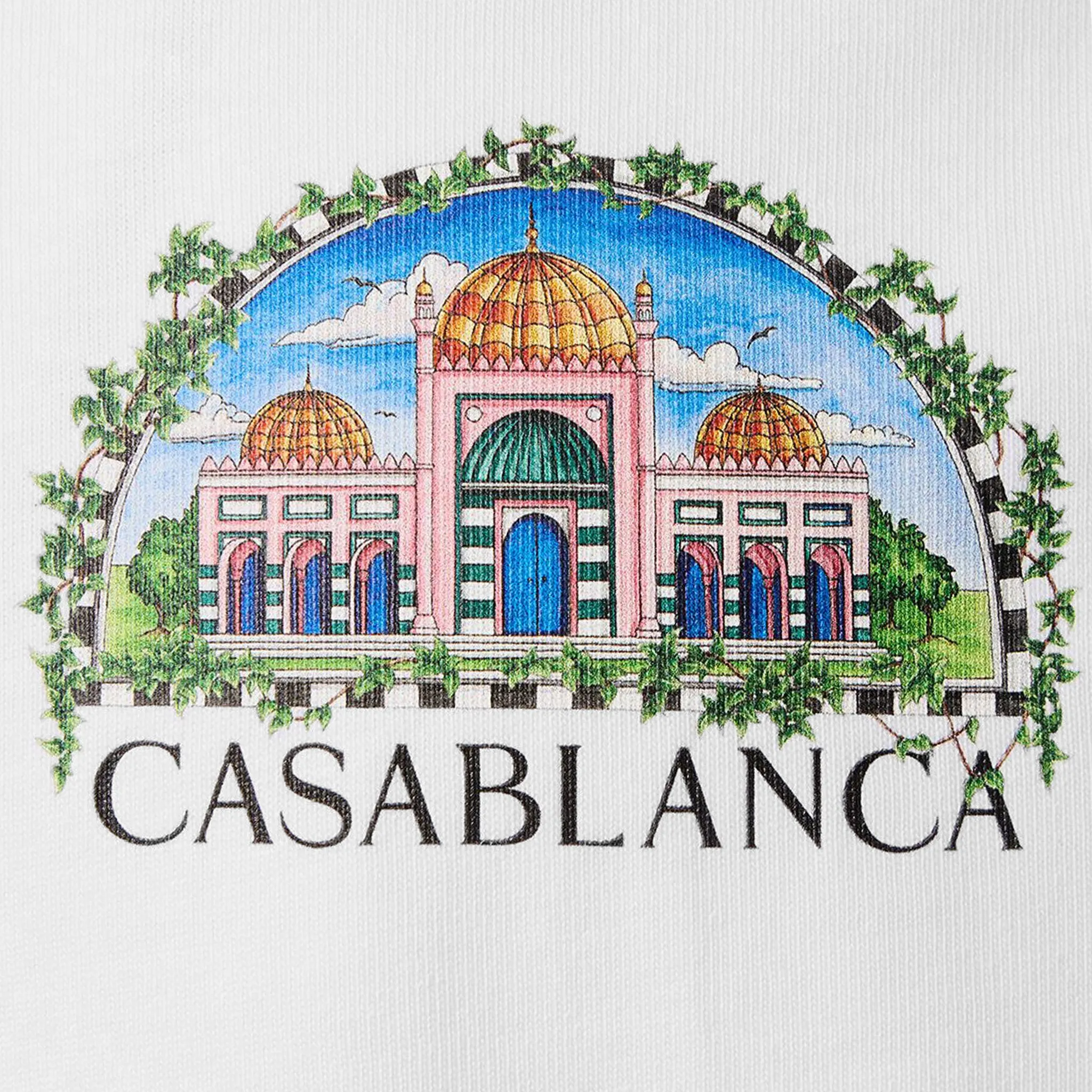 Casablanca Vue De Damas T Shirt White