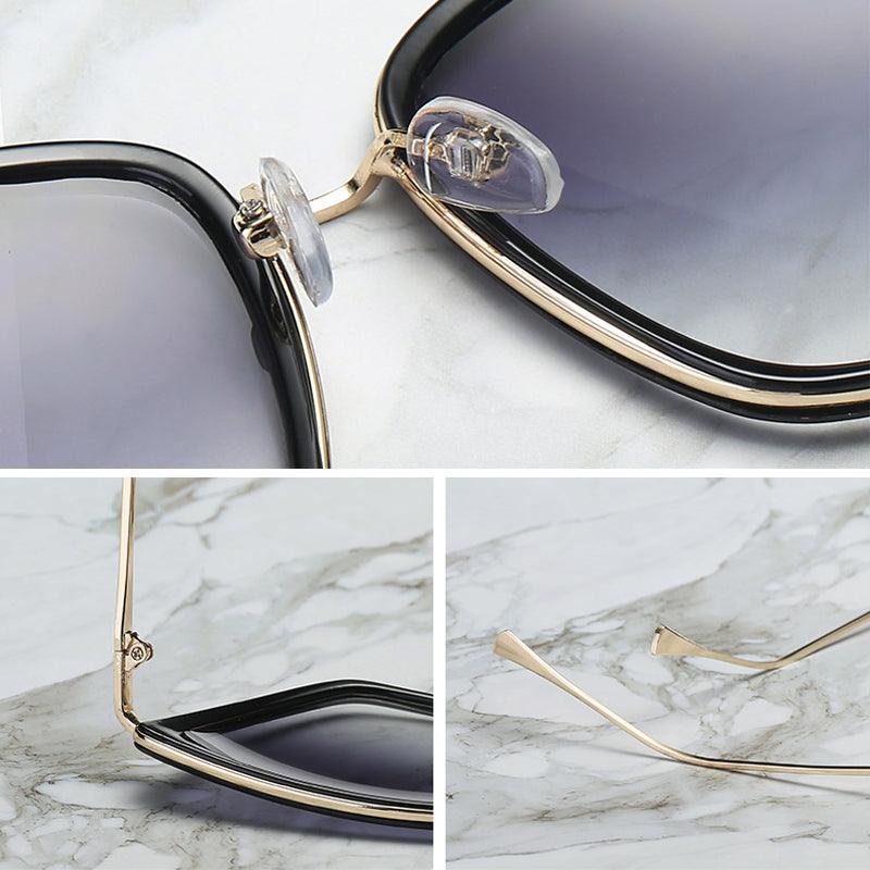 Cat Eye Black Mirror Vintage Sunglasses