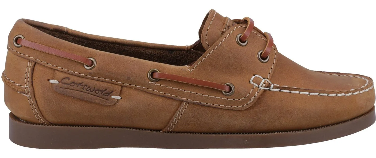 Cotswold Waterlane Womens Leather Boat Shoe