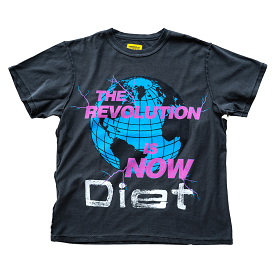 Diet Starts Monday Revolution Shirt (Vintage Black)