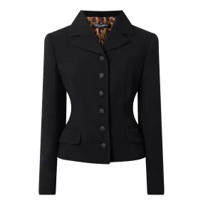 DOLCE & GABBANA Single-Breasted Jacket - Black