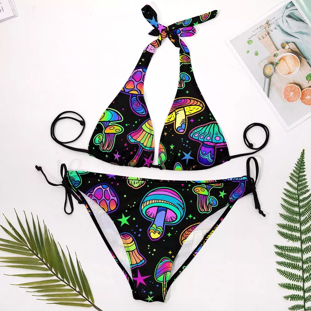 Dreamscape Fungi Rave Plus Size Bikini