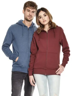 Earth Positive Organic Unisex Full Zip Hoody