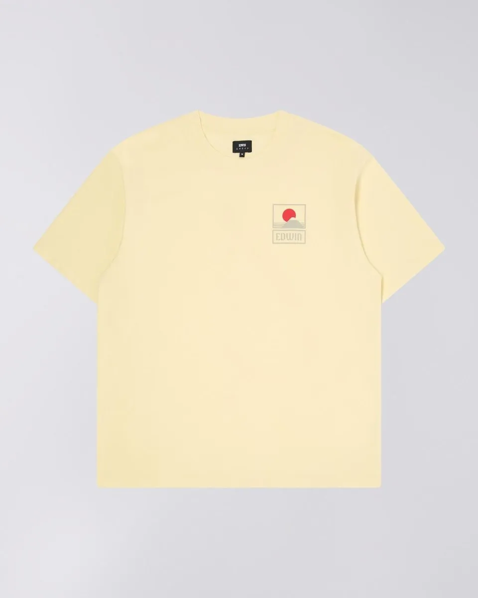 EDWIN SUNSET ON MT FUJI t-shirt - TENDER YELLOW