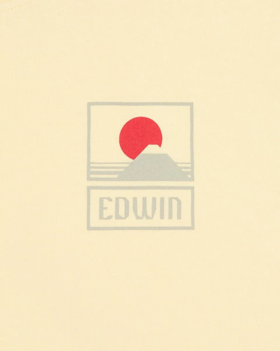 EDWIN SUNSET ON MT FUJI t-shirt - TENDER YELLOW