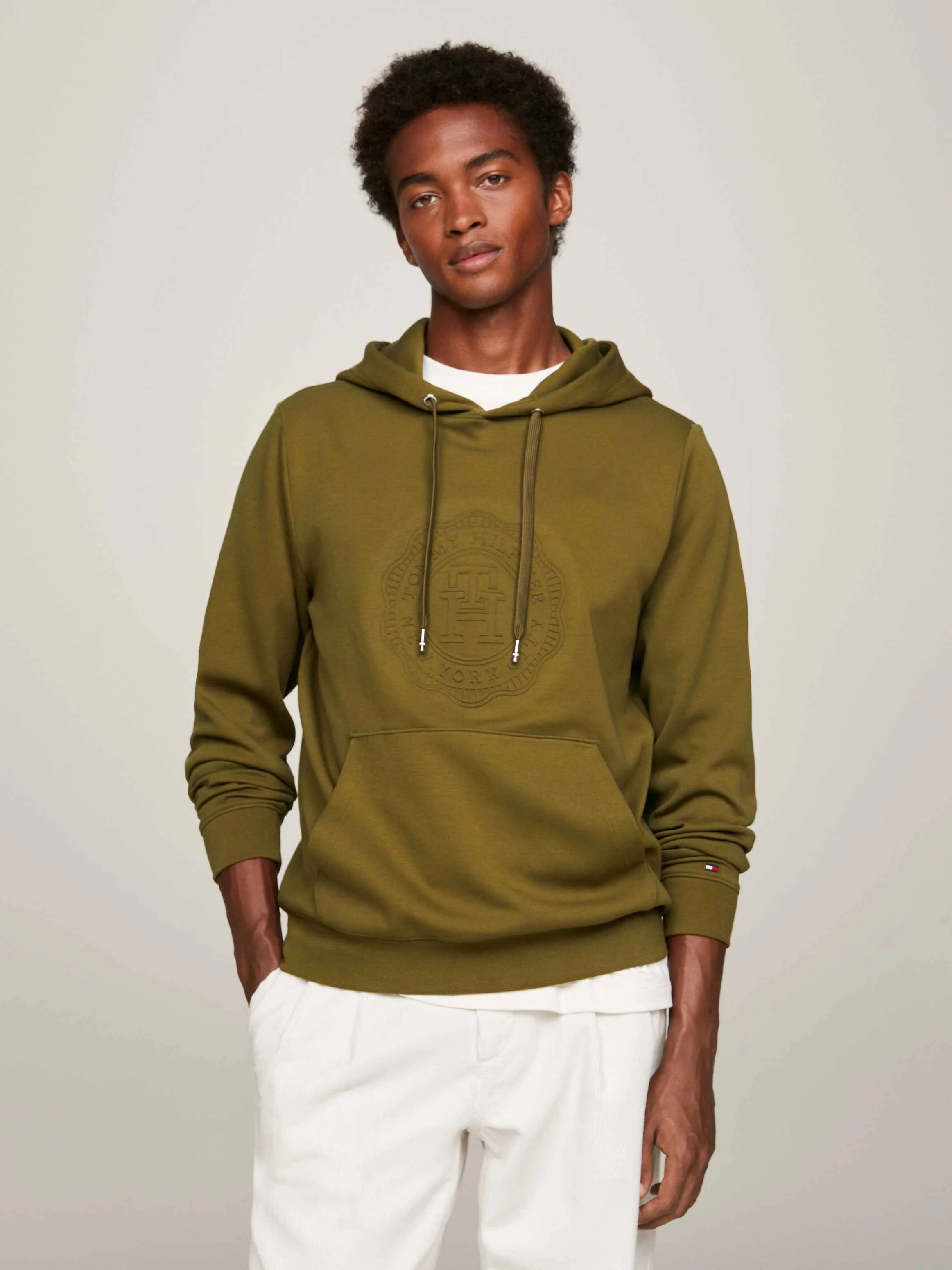 Embossed Logo Stamp Hoody | Sweatshirts & Hoodies | Tommy Hilfiger