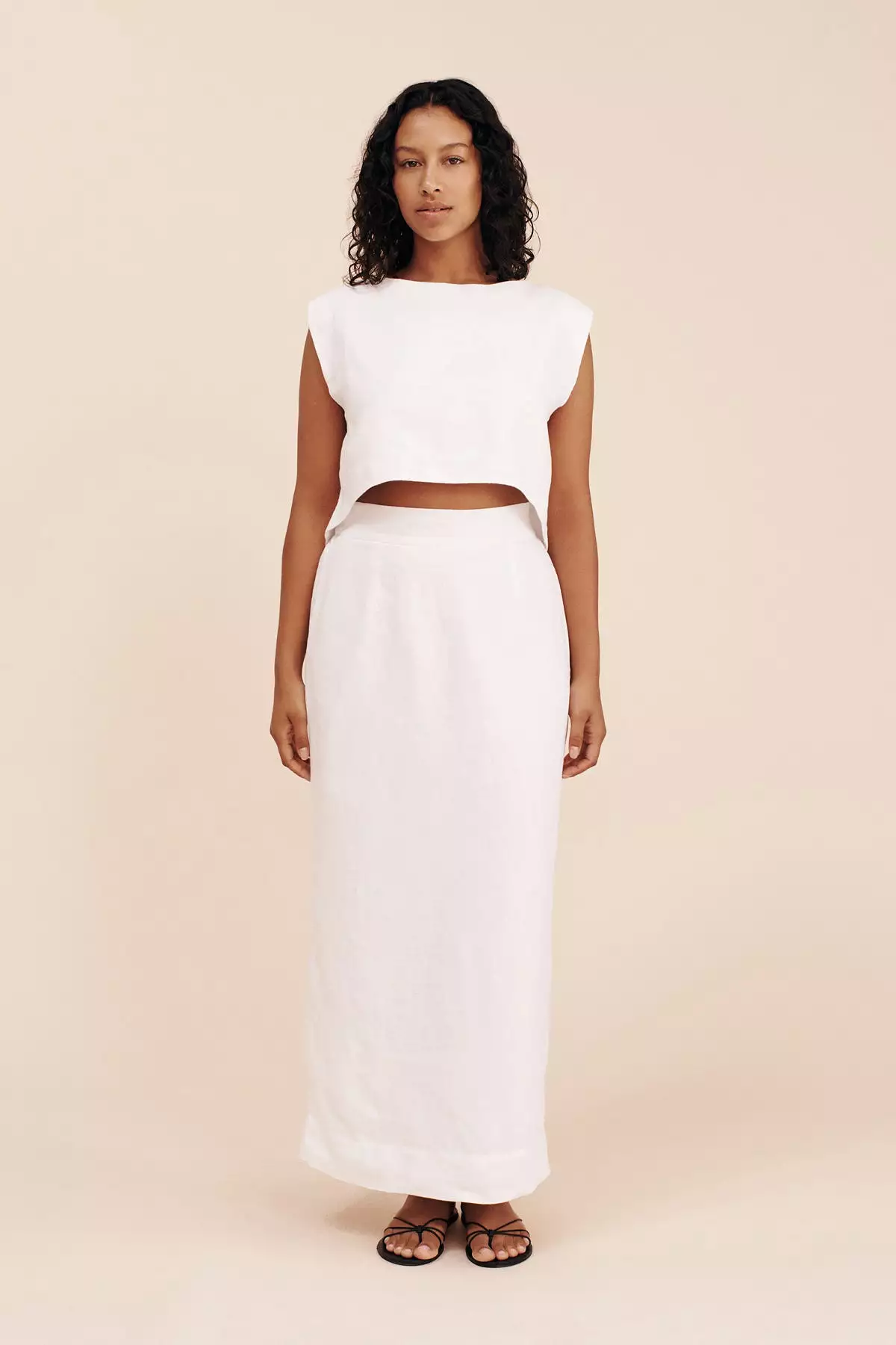 EMMA PENCIL SKIRT - IVORY