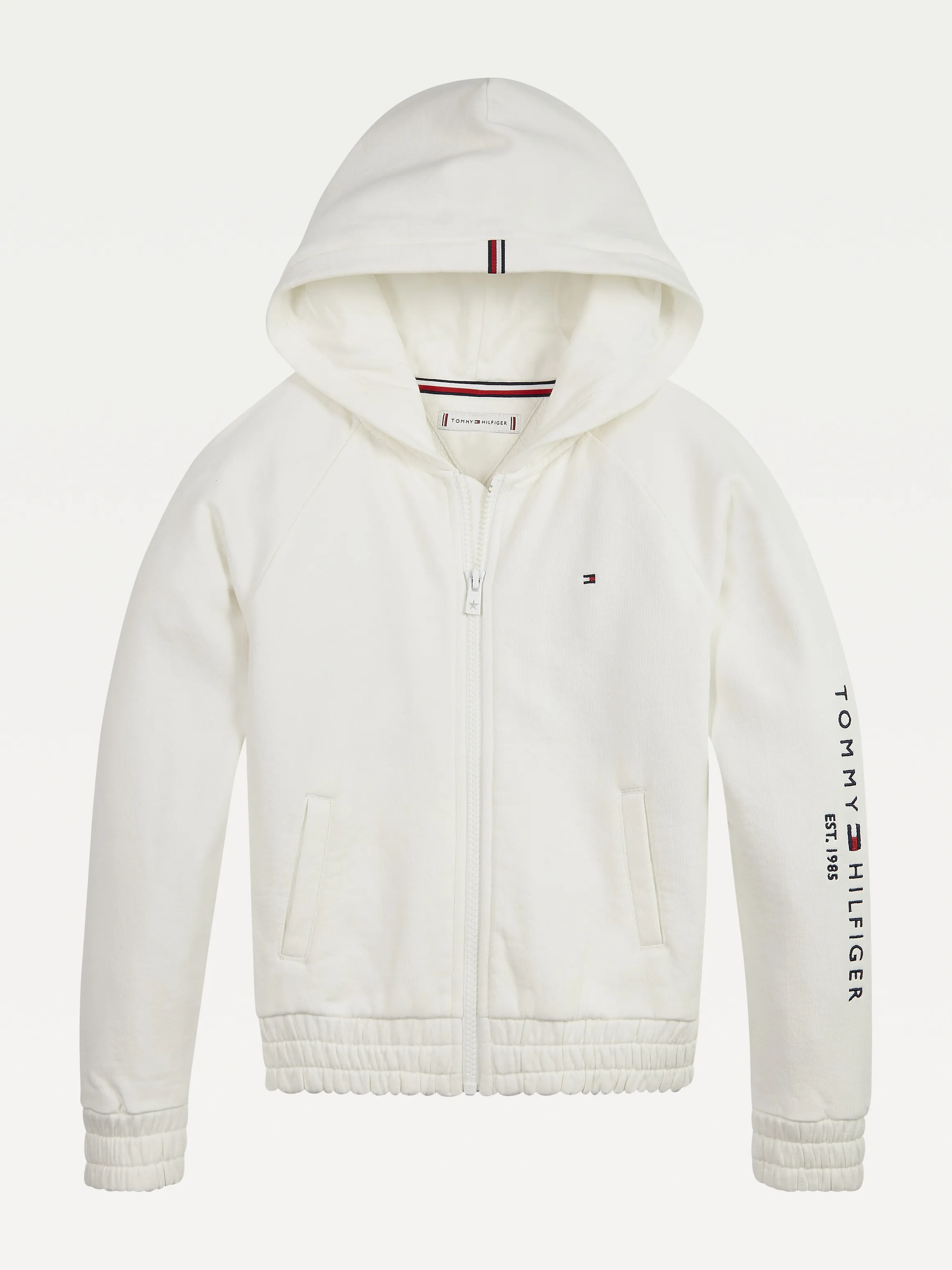 Essential Zip-Thru Logo Hoody | Hoodies | Tommy Hilfiger