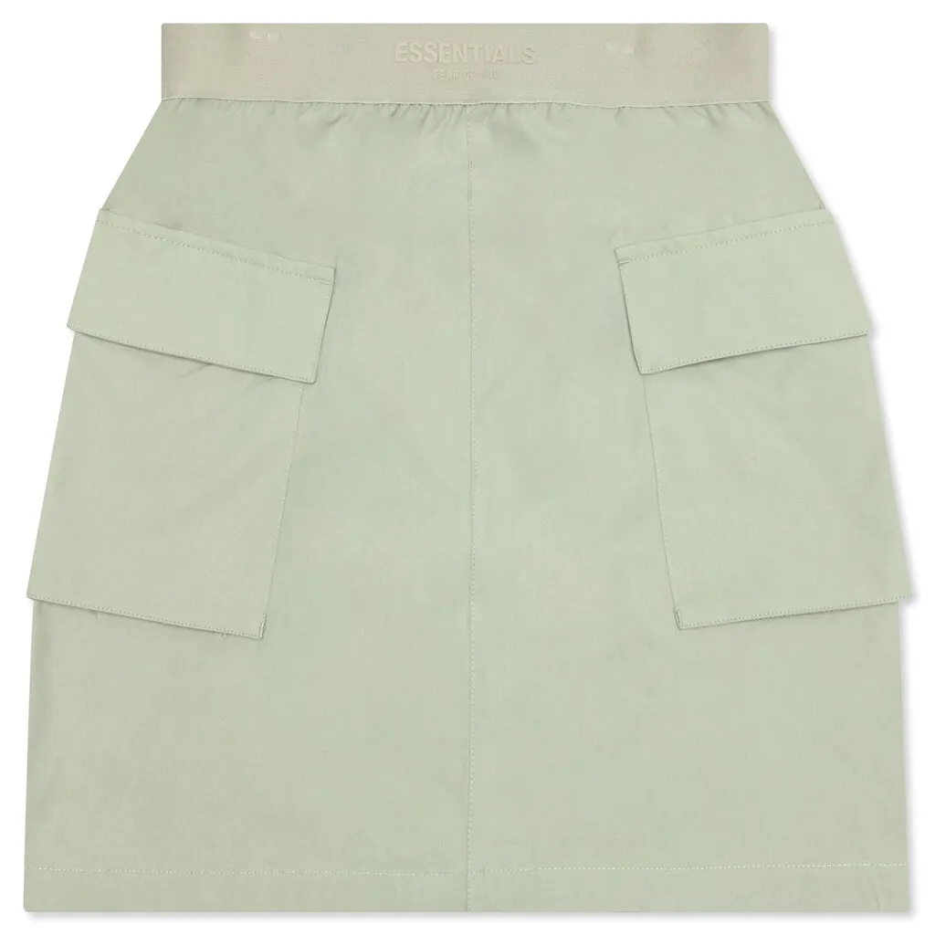 Essentials Women's Cargo Skirt - Seafoam