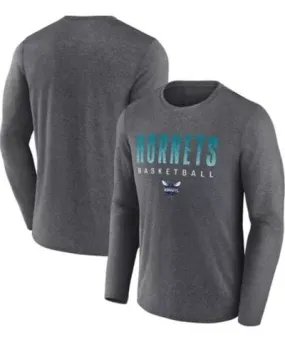 Fanatics Men's NBA Fanatics ed Charlotte Hornets Where Legends Play Iconic Practice Long Sleeve T-Shirt