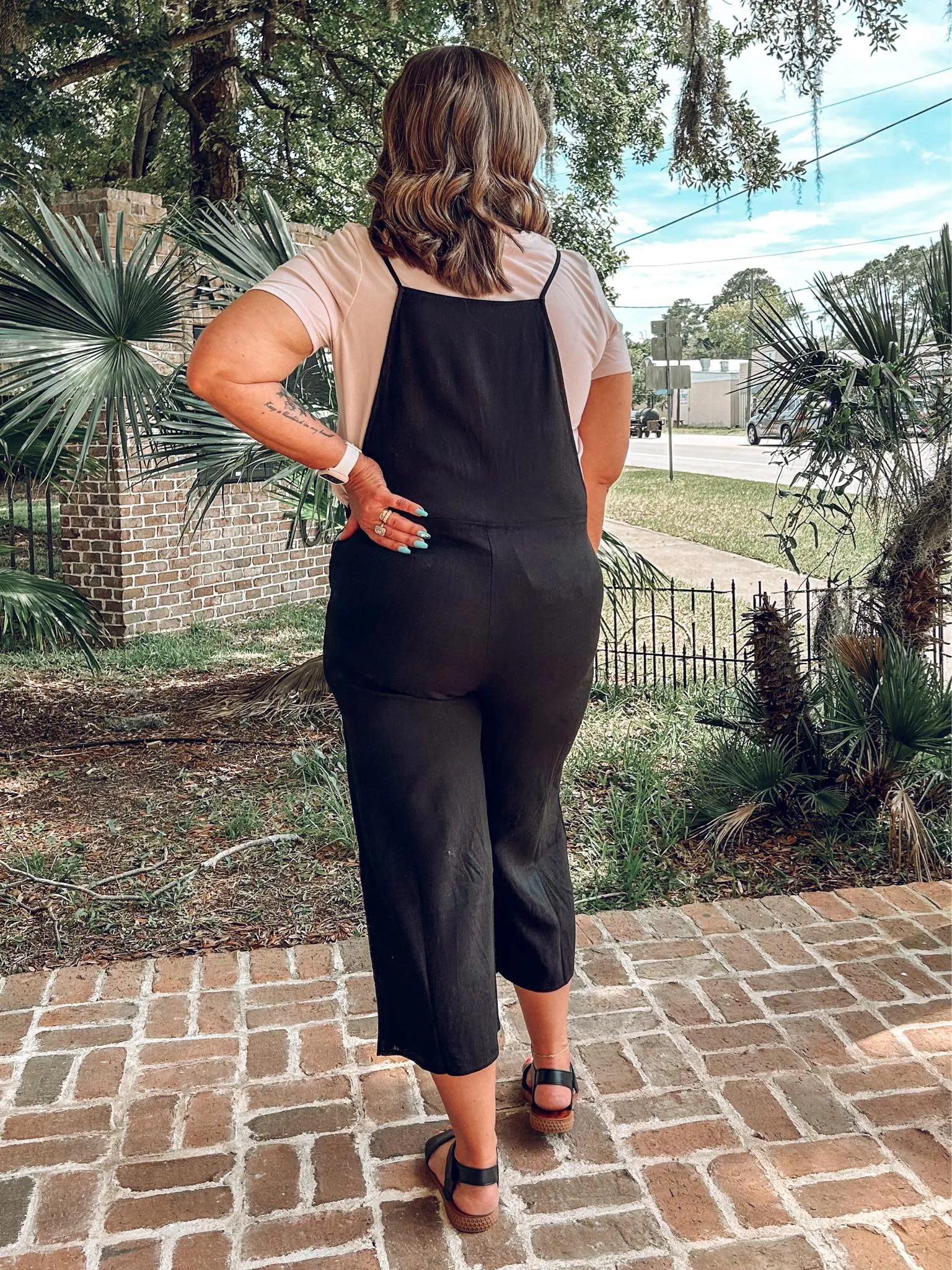 Feelings Tie Jumpsuit | Black