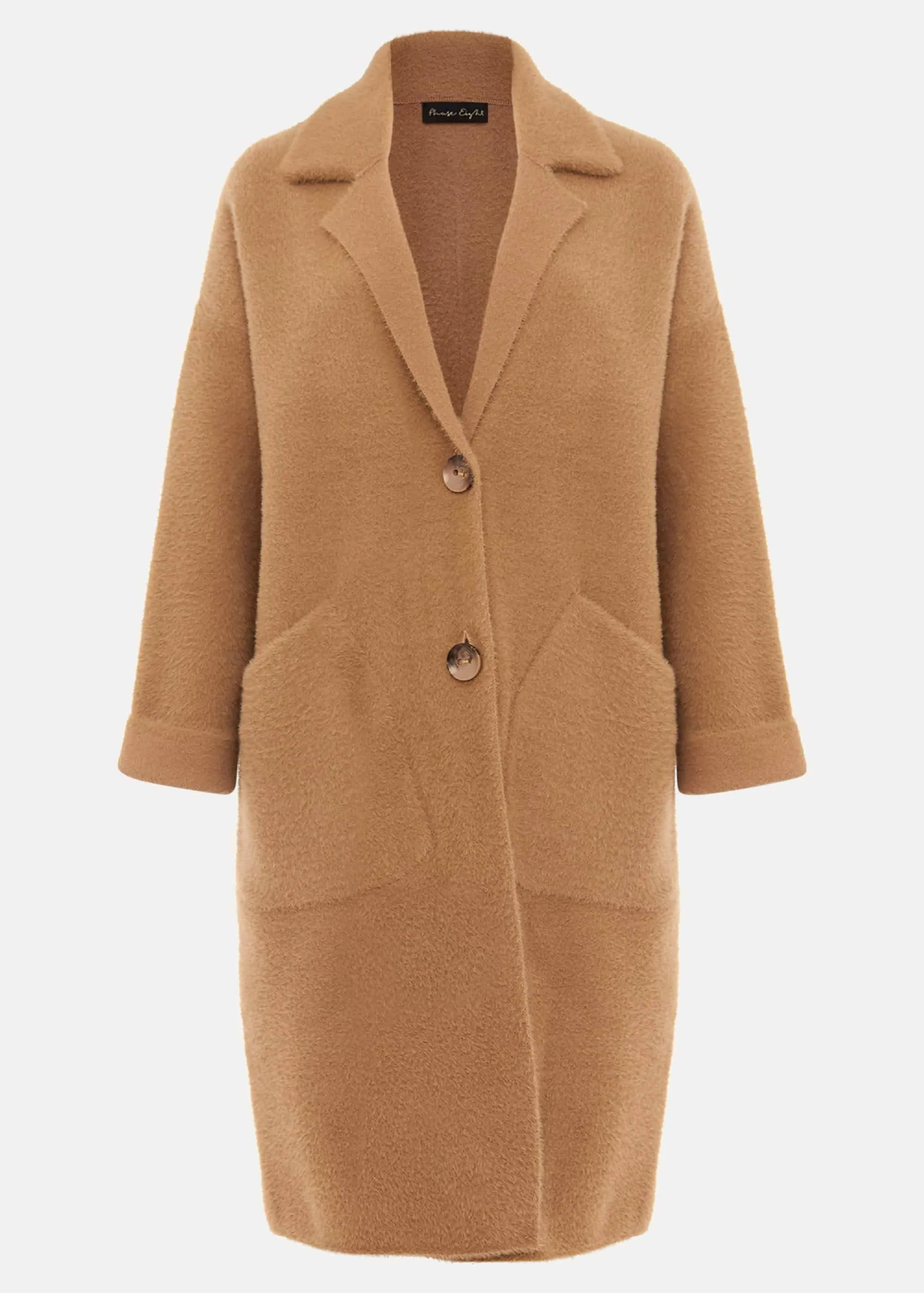 Floressa Fluffy Knit Coat