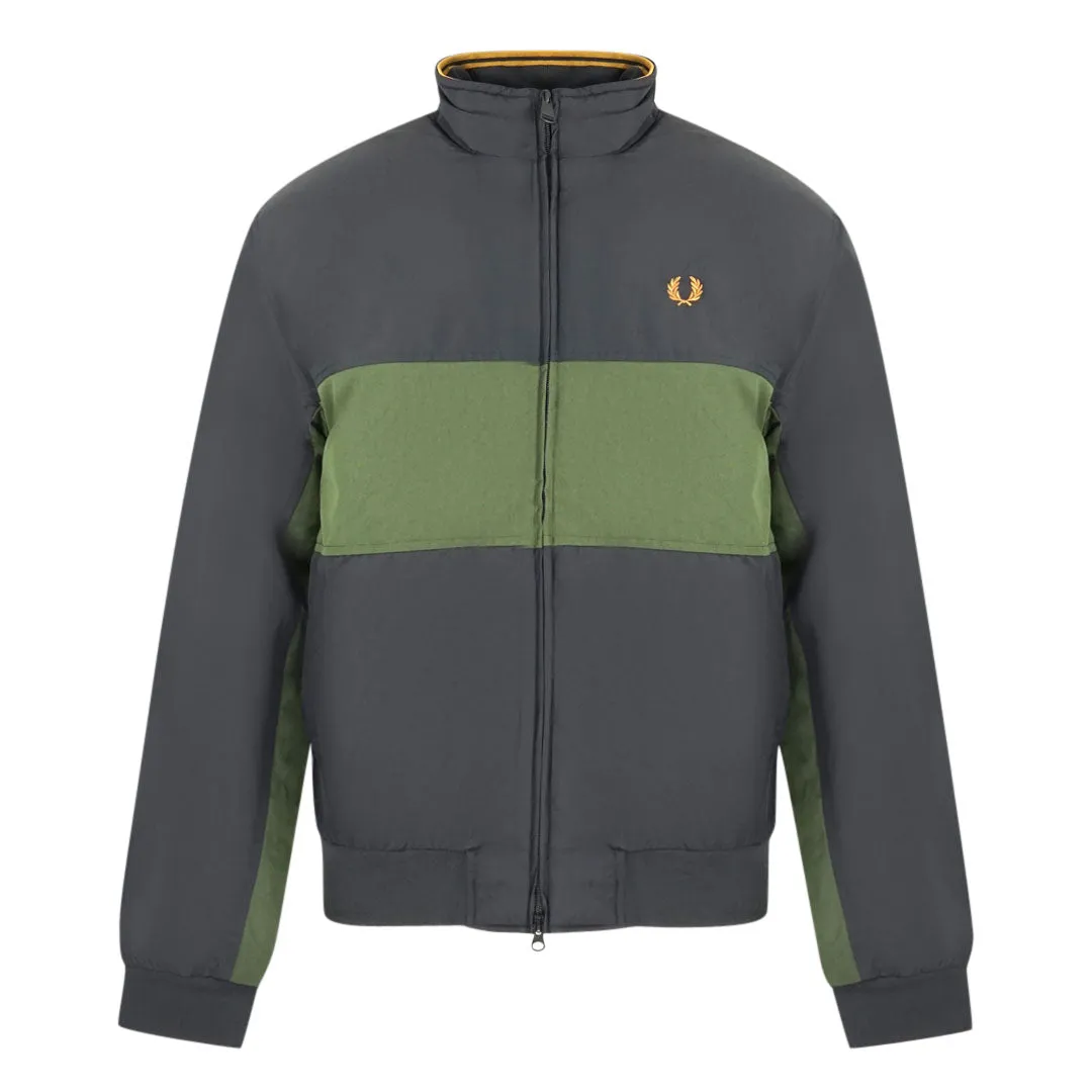 Fred Perry J2576 102 Panel Block Black Jacket