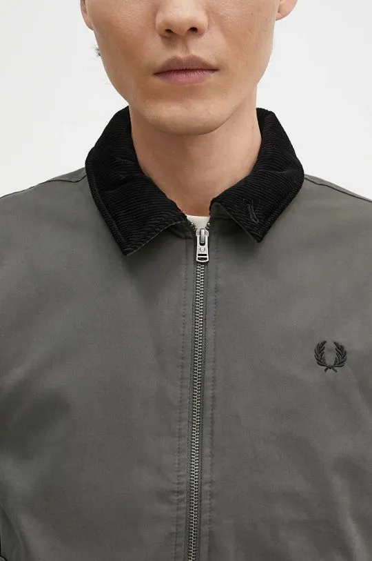 Fred Perry jacket The Caban Jacket men's green color J8535.638