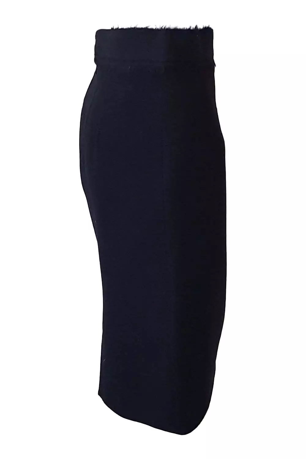 GIANFRANCO FERRE Vintage Black Wool Blend Pencil Skirt (40)