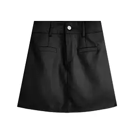 High Rise Plain Mini Pencil Skirt EE6