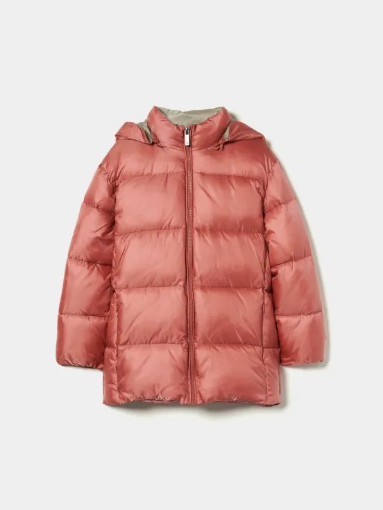 Hooded padded jacket