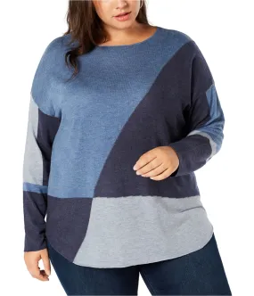 I-N-C Womens Scoop Hem Pullover Sweater