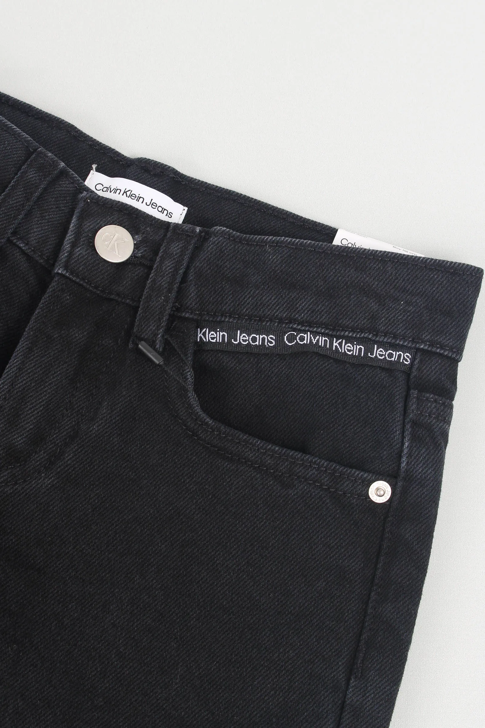 Jeans Dad Fit Washed Black