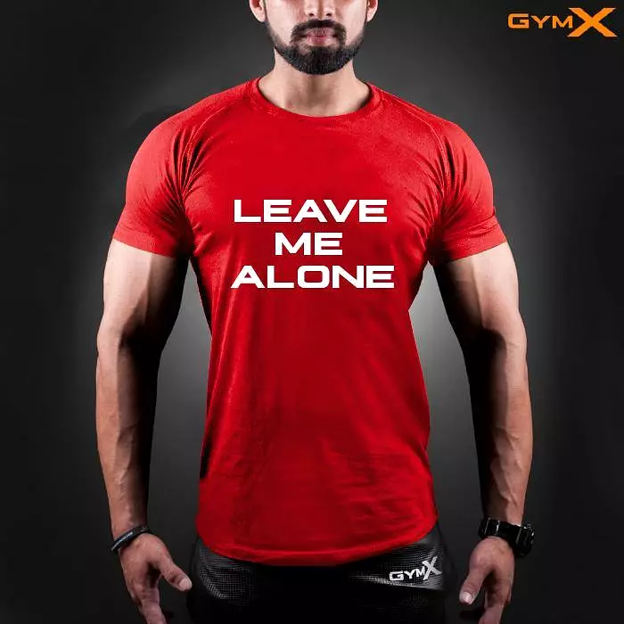 Leave Me Alone Half Sleeve Tee- Sale