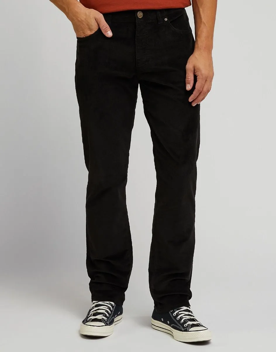 Lee Extreme Motion Straight Corduroy Jeans MVP Black