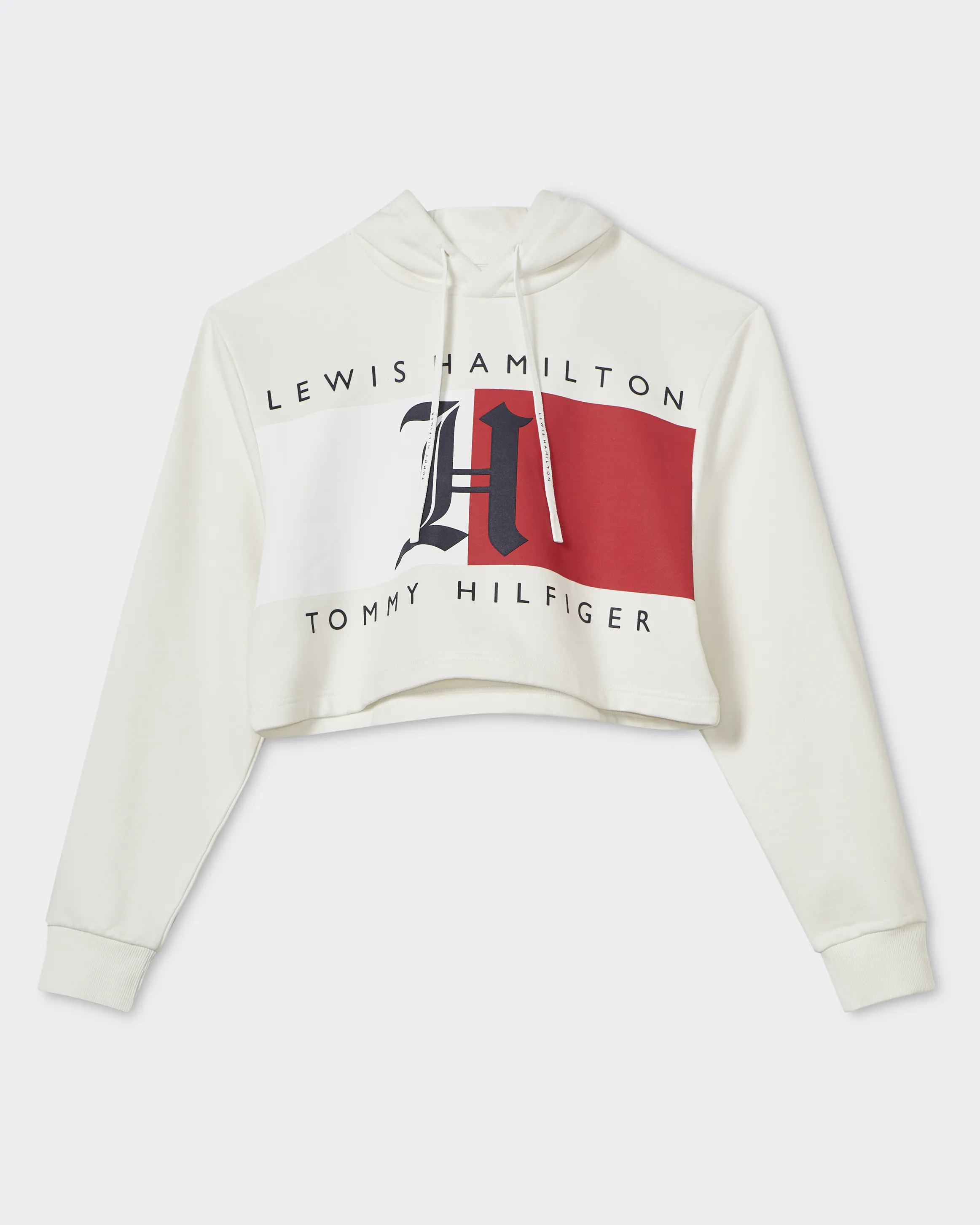 Lewis Hamilton Cropped Logo Hoody | Sweatshirts & Hoodies | Tommy Hilfiger