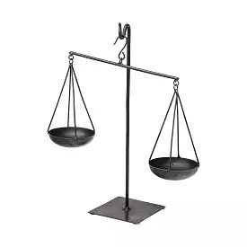 Libra Black Vintage Decorative Scale