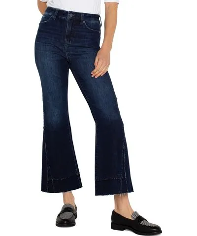 Liverpool Los Angeles Women's Hannah High-Rise Cropped Flare Jeans