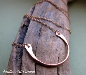 Lucky Horse Shoe Pendant Necklace