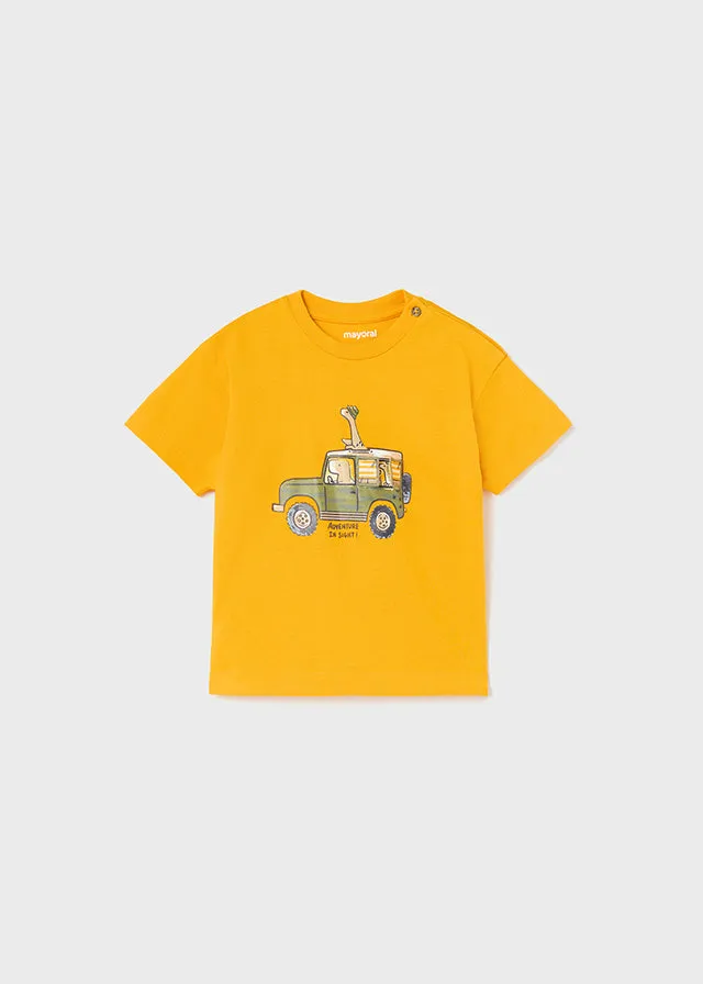 Mayoral S/s t-shirt for baby boy - Amber