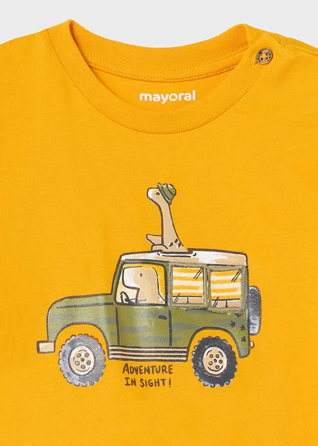 Mayoral S/s t-shirt for baby boy - Amber