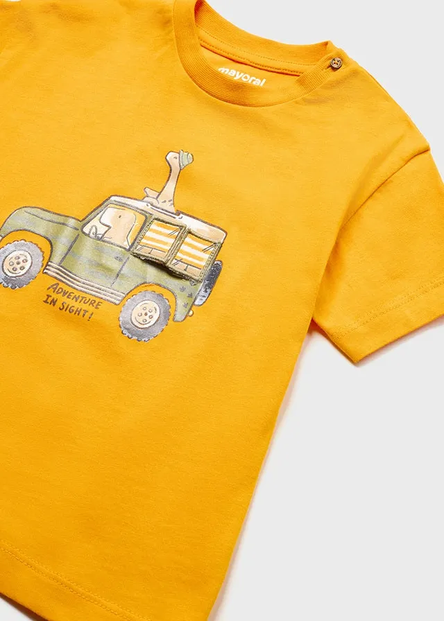 Mayoral S/s t-shirt for baby boy - Amber